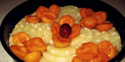 Шаг 4: абрикосово-ананасового тарт в карамели