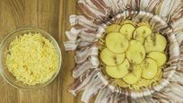 Рецепт Картофельного тарта с беконом и сыром