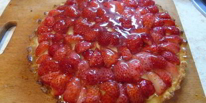 Шаг 8: клубнично-кокосового тарт