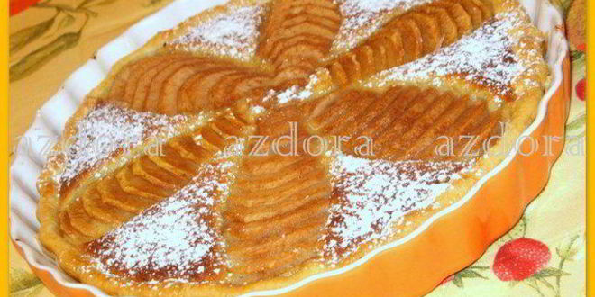 Рецепт миндально-грушевого тарт