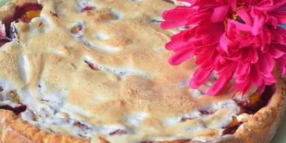 Шаг 7: сливового тарта из творожного теста с меренгой