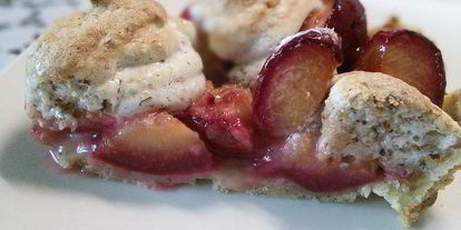 Шаг 11: сливового тарта с ореховым безе