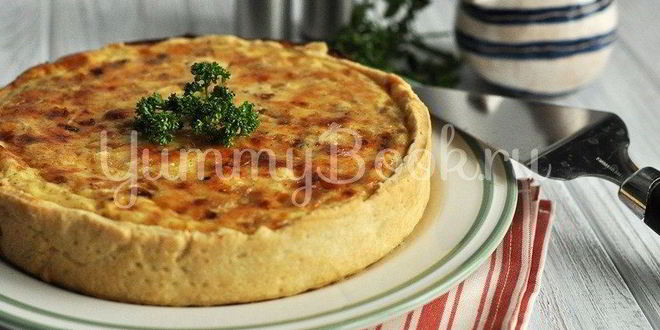 Рецепт сырного тарта с луком