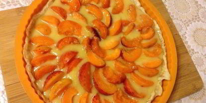 Шаг 7: тарта с абрикосами