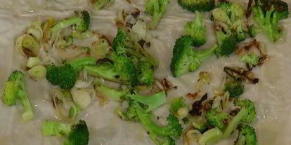 Шаг 7: тарта с брокколи, луком-пореем и сыром