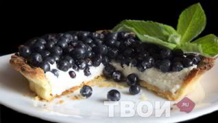 Рецепт Тарта с черникой и рикоттой
