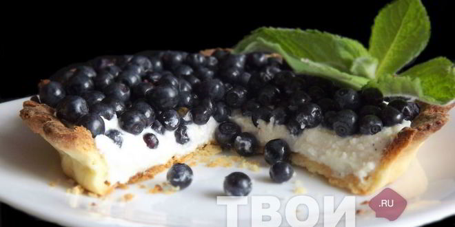 Рецепт тарта с черникой и рикоттой