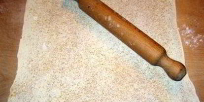 Шаг 4: тарта с домашним марципаном из миндаля и грецких орехов