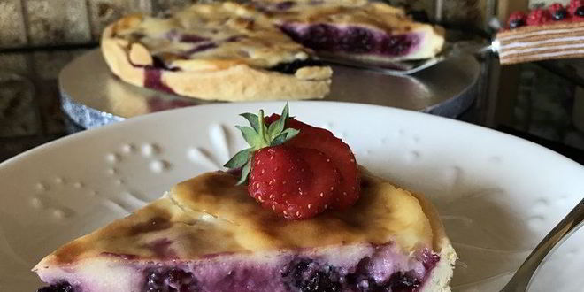 Рецепт тарта с ежевикой