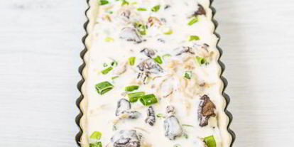 Шаг 14: тарта с грибами и сыром