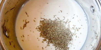 Шаг 2: тарта с клубникой и розмариновым кремом