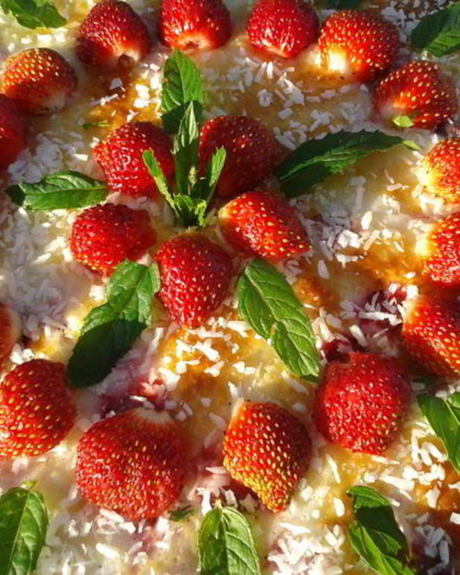 Рецепт тарта с клубникой