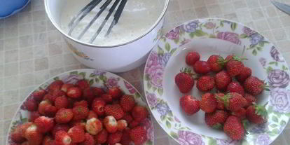 Шаг 5: тарта с клубникой