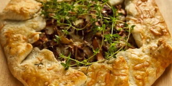 Рецепт тарта с лисичками