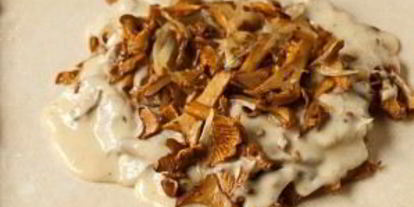 Шаг 3: тарта с лисичками