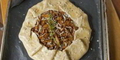 Шаг 4: тарта с лисичками