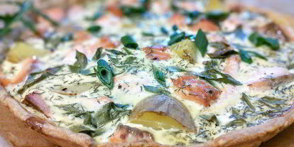 Шаг 6: тарта с лососем и картофелем