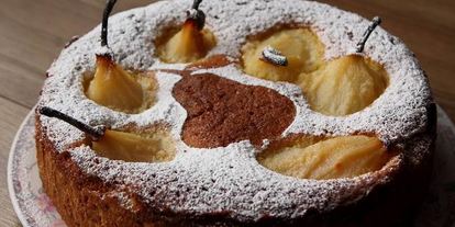 Шаг 15: тарта с миндальныма кремома и мариноваными грушами мечты