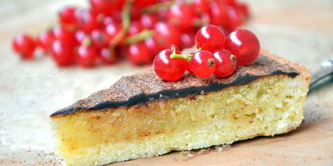 Рецепт тарта с миндальным кремом и шоколадом