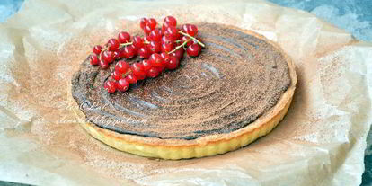 Шаг 4: тарта с миндальным кремом и шоколадом