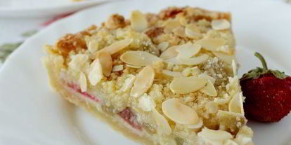 Шаг 11: тарта с ревенем и миндальныма кремома