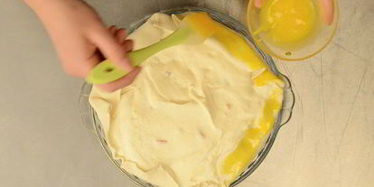 Шаг 4: тарта с рикоттой, лимонной цедрой и цукатами