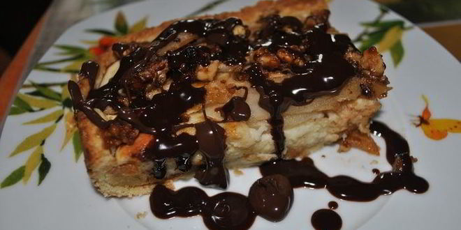 Рецепт творожно-грушевого тарт с крокантом