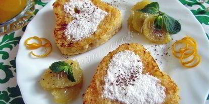 Шаг 13: французских тостов в виде сердца