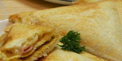 Шаг 6: тоста с яичницей и беконом