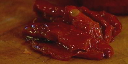 Шаг 6: тостов с фасолью, беконом и вялеными помидорами