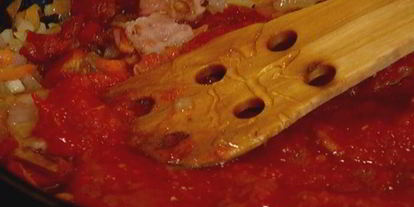 Шаг 7: тостов с фасолью, беконом и вялеными помидорами