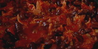 Шаг 8: тостов с фасолью, беконом и вялеными помидорами