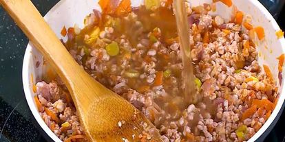 Шаг 7: тостов с индейкого и овощами