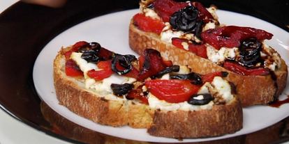 Шаг 5: тостов с козьим сыром