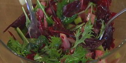 Шаг 9: тостов с рыбой карри и свекольным салатом