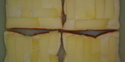 Шаг 2: тостов с сыром и грибами