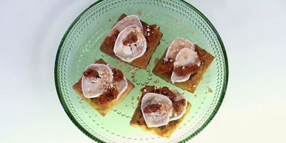 Шаг 1: запеченных тостов с козьим сыром