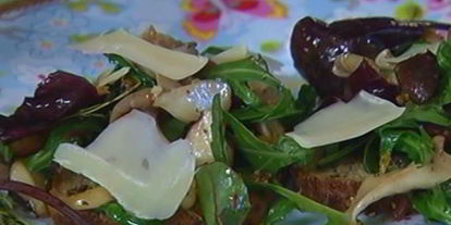 Шаг 8: жареных грибов на тостах