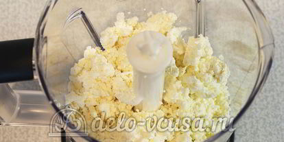 Шаг 2: творожной закуски с зеленью и чеснокома