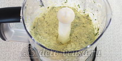 Шаг 7: творожной закуски с зеленью и чеснокома