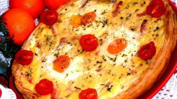 Рецепт Глазуньи в съедобной сковородке