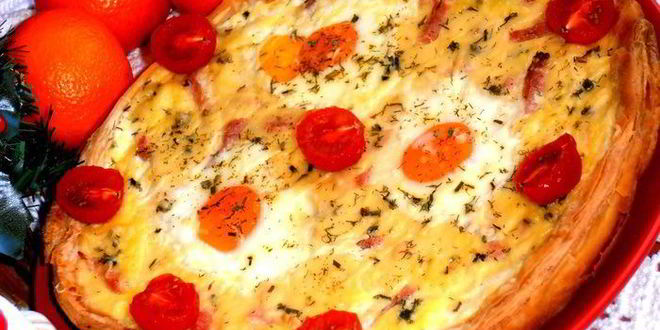 Рецепт глазуньи в съедобной сковородке