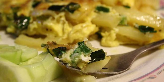 Рецепт картофеля в яичнице пир студента