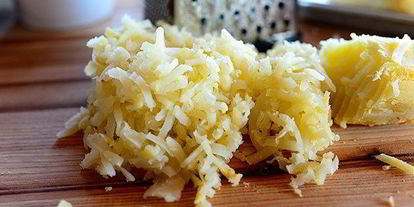 Шаг 1: картофельных корзинок с яичницей-глазуньей