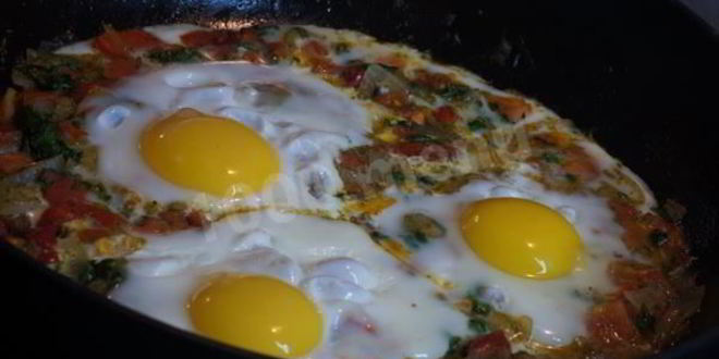 Рецепт шакшуки еврейской яичница