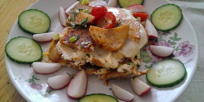 Рецепт яичницы королевской