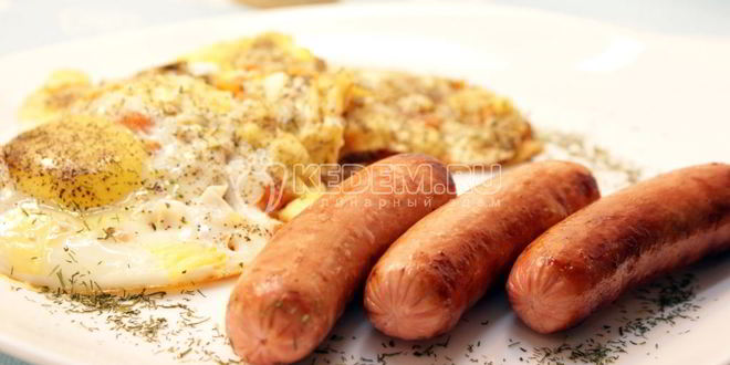 Рецепт яичницы на завтрак