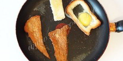 Шаг 7: яичницы по-бирмингемски и чайные тосты