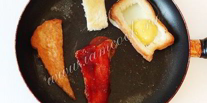 Шаг 8: яичницы по-бирмингемски и чайные тосты