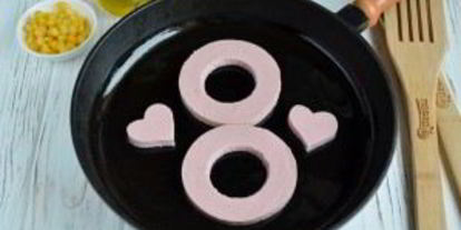 Шаг 2: яичницы с 8 марты